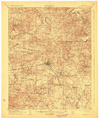 Princeton Kentucky Historical topographic map, 1:62500 scale, 15 X 15 Minute, Year 1910