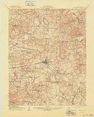 Princeton Kentucky Historical topographic map, 1:62500 scale, 15 X 15 Minute, Year 1910