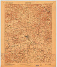 Princeton Kentucky Historical topographic map, 1:62500 scale, 15 X 15 Minute, Year 1910