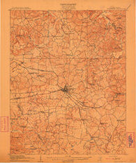 Princeton Kentucky Historical topographic map, 1:62500 scale, 15 X 15 Minute, Year 1910