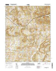 Princeton East Kentucky Current topographic map, 1:24000 scale, 7.5 X 7.5 Minute, Year 2016