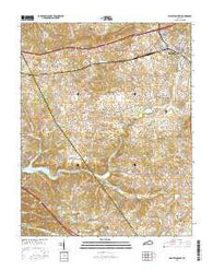Princeton West Kentucky Current topographic map, 1:24000 scale, 7.5 X 7.5 Minute, Year 2016
