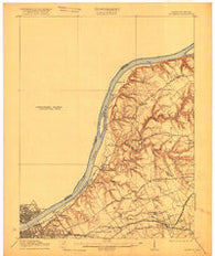 Prospect Kentucky Historical topographic map, 1:62500 scale, 15 X 15 Minute, Year 1912