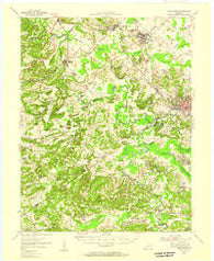 Providence Kentucky Historical topographic map, 1:62500 scale, 15 X 15 Minute, Year 1954