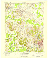 Providence Kentucky Historical topographic map, 1:24000 scale, 7.5 X 7.5 Minute, Year 1954