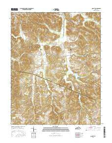 Quality Kentucky Current topographic map, 1:24000 scale, 7.5 X 7.5 Minute, Year 2016