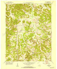 Quality Kentucky Historical topographic map, 1:24000 scale, 7.5 X 7.5 Minute, Year 1953