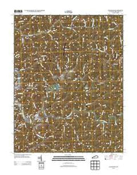 Quicksand Kentucky Historical topographic map, 1:24000 scale, 7.5 X 7.5 Minute, Year 2013