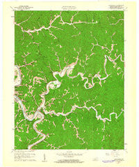 Quicksand Kentucky Historical topographic map, 1:24000 scale, 7.5 X 7.5 Minute, Year 1961