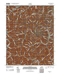 Redbush Kentucky Historical topographic map, 1:24000 scale, 7.5 X 7.5 Minute, Year 2010