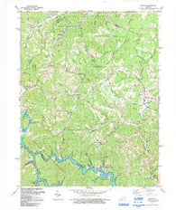 Redbush Kentucky Historical topographic map, 1:24000 scale, 7.5 X 7.5 Minute, Year 1992