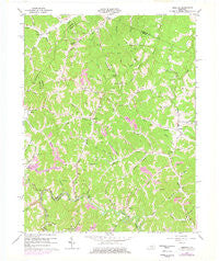 Redbush Kentucky Historical topographic map, 1:24000 scale, 7.5 X 7.5 Minute, Year 1962
