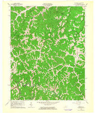 Redbush Kentucky Historical topographic map, 1:24000 scale, 7.5 X 7.5 Minute, Year 1962