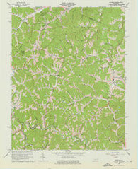 Redbush Kentucky Historical topographic map, 1:24000 scale, 7.5 X 7.5 Minute, Year 1962