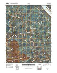 Reed Kentucky Historical topographic map, 1:24000 scale, 7.5 X 7.5 Minute, Year 2010