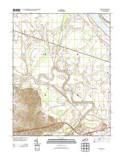 Reed Kentucky Historical topographic map, 1:24000 scale, 7.5 X 7.5 Minute, Year 2013