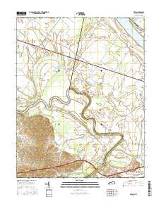 Reed Kentucky Current topographic map, 1:24000 scale, 7.5 X 7.5 Minute, Year 2016