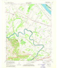 Reed Kentucky Historical topographic map, 1:24000 scale, 7.5 X 7.5 Minute, Year 1971