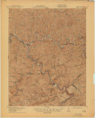 Regina Kentucky Historical topographic map, 1:62500 scale, 15 X 15 Minute, Year 1917