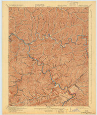 Regina Kentucky Historical topographic map, 1:62500 scale, 15 X 15 Minute, Year 1917