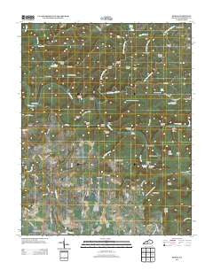 Rhoda Kentucky Historical topographic map, 1:24000 scale, 7.5 X 7.5 Minute, Year 2013