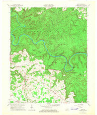 Rhoda Kentucky Historical topographic map, 1:24000 scale, 7.5 X 7.5 Minute, Year 1965