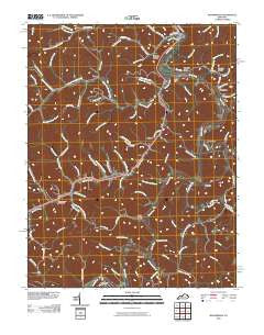 Richardson Kentucky Historical topographic map, 1:24000 scale, 7.5 X 7.5 Minute, Year 2010