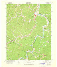 Richardson Kentucky Historical topographic map, 1:24000 scale, 7.5 X 7.5 Minute, Year 1971