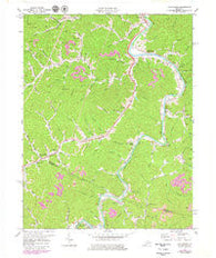 Richardson Kentucky Historical topographic map, 1:24000 scale, 7.5 X 7.5 Minute, Year 1971