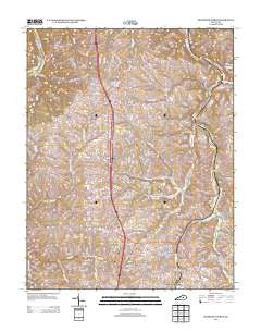 Richmond North Kentucky Historical topographic map, 1:24000 scale, 7.5 X 7.5 Minute, Year 2013