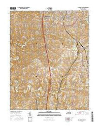 Richmond South Kentucky Current topographic map, 1:24000 scale, 7.5 X 7.5 Minute, Year 2016