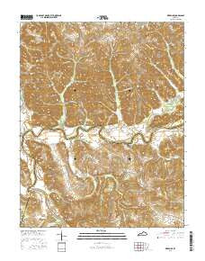 Riverside Kentucky Current topographic map, 1:24000 scale, 7.5 X 7.5 Minute, Year 2016