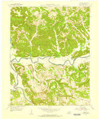 Riverside Kentucky Historical topographic map, 1:24000 scale, 7.5 X 7.5 Minute, Year 1954
