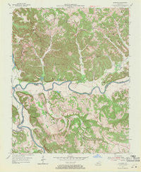 Riverside Kentucky Historical topographic map, 1:24000 scale, 7.5 X 7.5 Minute, Year 1954