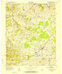 Roaring Spring Kentucky Historical topographic map, 1:24000 scale, 7.5 X 7.5 Minute, Year 1951