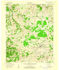 Roaring Spring Kentucky Historical topographic map, 1:24000 scale, 7.5 X 7.5 Minute, Year 1957