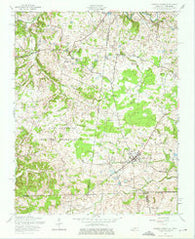 Roaring Spring Kentucky Historical topographic map, 1:24000 scale, 7.5 X 7.5 Minute, Year 1957