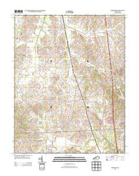 Robards Kentucky Historical topographic map, 1:24000 scale, 7.5 X 7.5 Minute, Year 2013