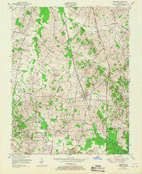 Robards Kentucky Historical topographic map, 1:24000 scale, 7.5 X 7.5 Minute, Year 1949