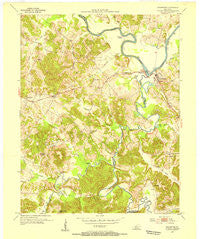 Rochester Kentucky Historical topographic map, 1:24000 scale, 7.5 X 7.5 Minute, Year 1953