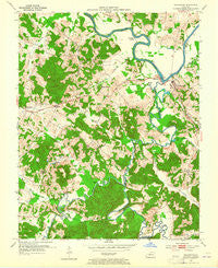 Rochester Kentucky Historical topographic map, 1:24000 scale, 7.5 X 7.5 Minute, Year 1953
