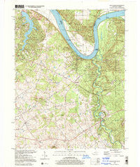 Rock Haven Kentucky Historical topographic map, 1:24000 scale, 7.5 X 7.5 Minute, Year 1998