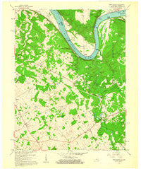 Rock Haven Kentucky Historical topographic map, 1:24000 scale, 7.5 X 7.5 Minute, Year 1960