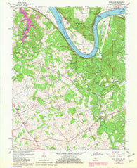 Rock Haven Kentucky Historical topographic map, 1:24000 scale, 7.5 X 7.5 Minute, Year 1960