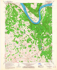 Rock Haven Kentucky Historical topographic map, 1:24000 scale, 7.5 X 7.5 Minute, Year 1960