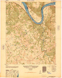 Rock Haven Kentucky Historical topographic map, 1:24000 scale, 7.5 X 7.5 Minute, Year 1946