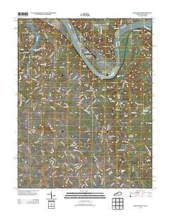 Rock Haven Kentucky Historical topographic map, 1:24000 scale, 7.5 X 7.5 Minute, Year 2013