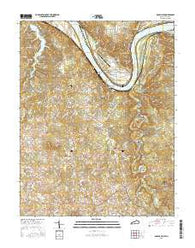 Rock Haven Kentucky Current topographic map, 1:24000 scale, 7.5 X 7.5 Minute, Year 2016