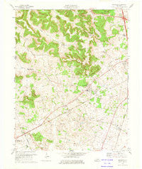 Rockfield Kentucky Historical topographic map, 1:24000 scale, 7.5 X 7.5 Minute, Year 1973