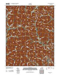 Rockholds Kentucky Historical topographic map, 1:24000 scale, 7.5 X 7.5 Minute, Year 2010